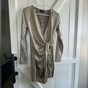Fun metallic dress